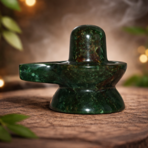 Green Jade Shivling