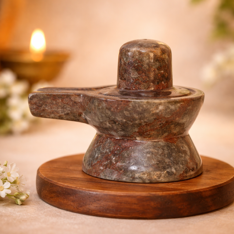 ruby zoisite shivling for healing, vitality & spiritual growth