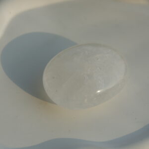 Clear Quartz Palm Stone