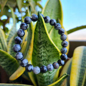 Snowflake Obsidian Bracelet