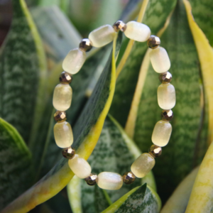 Yellow Selenite Bracelet